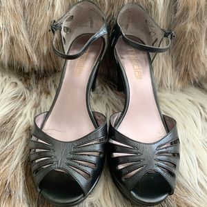 Moda Spana Leather Platform Sandals